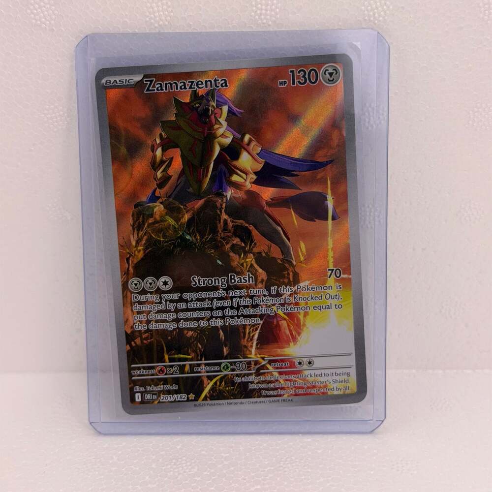 Pokemon Zamazenta #201/182 Illustration Rare Destined Rivals